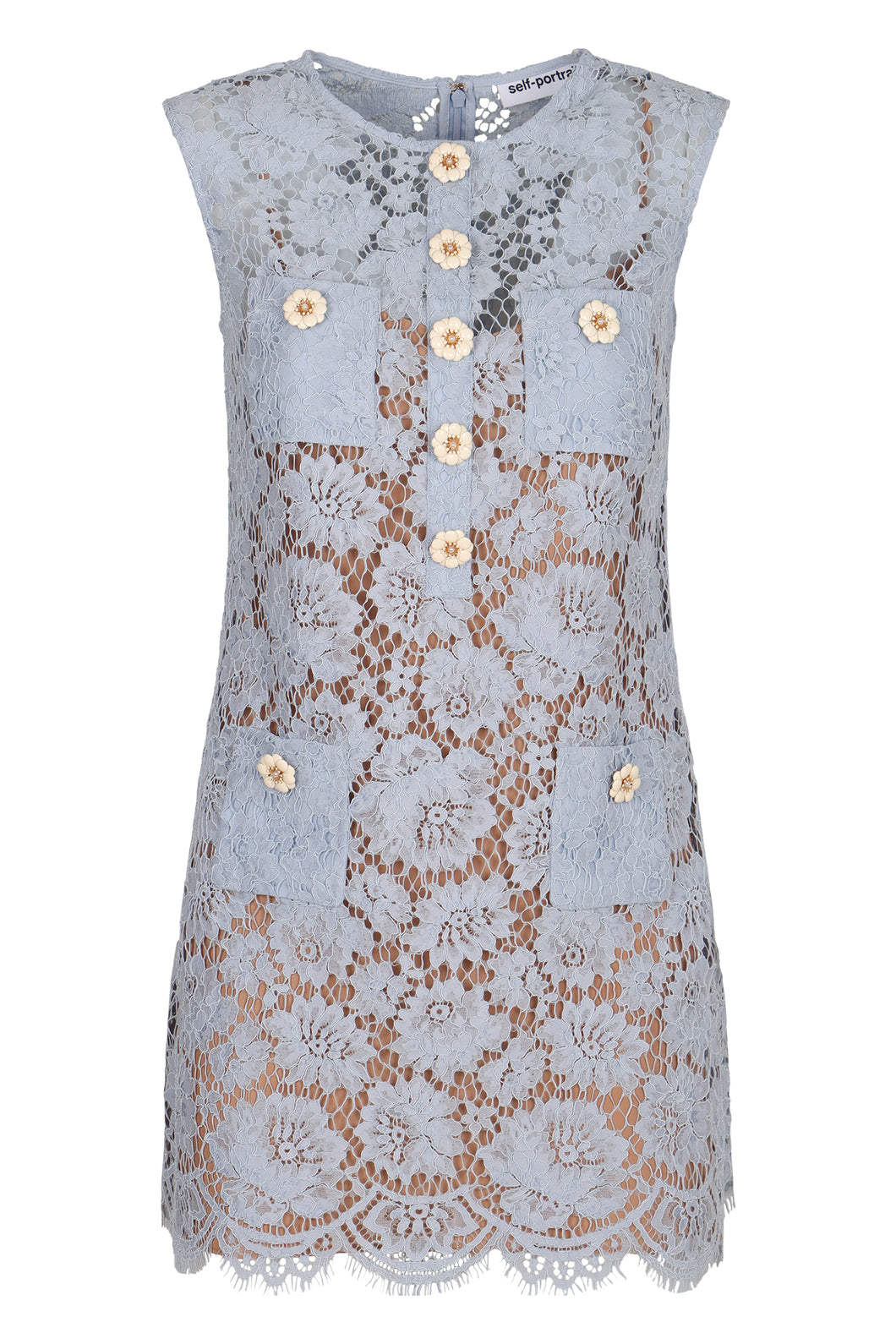Lace mini dress