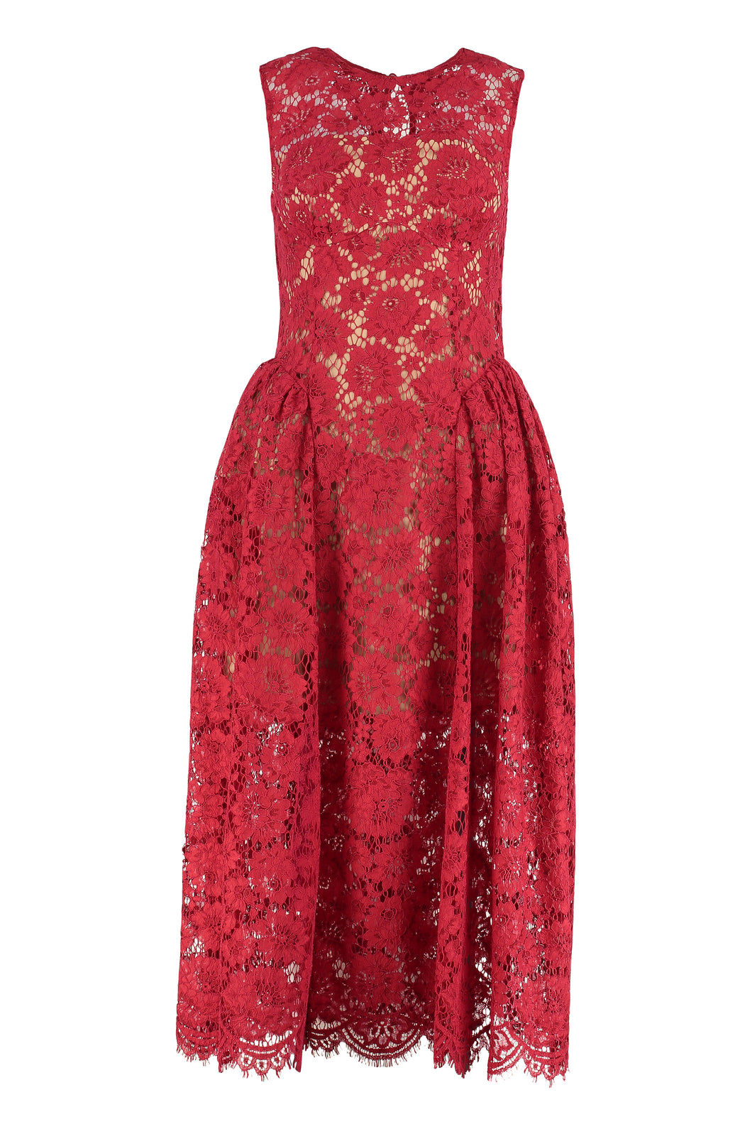 Lace midi dress