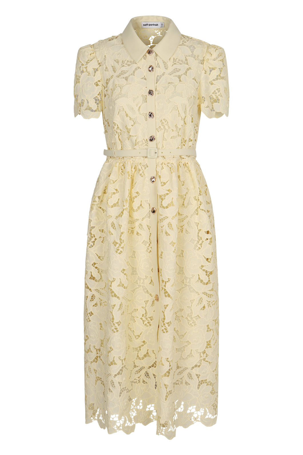 Lace midi dress