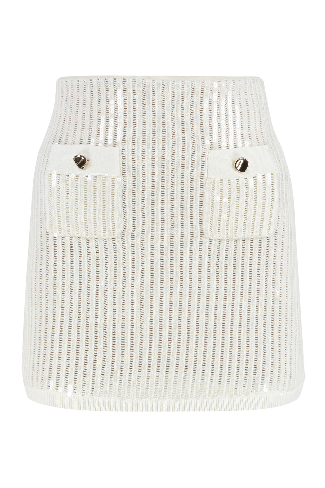 Knitted mini skirt