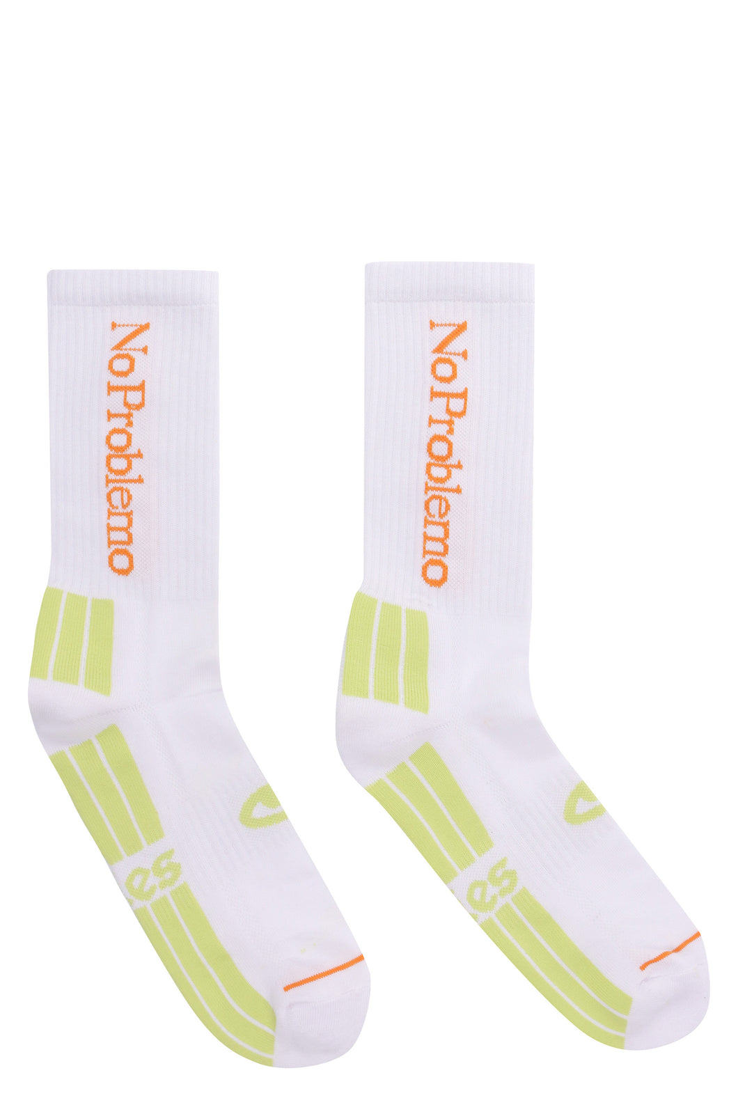 Logo cotton blend socks