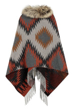 Load image into Gallery viewer, Wool blend cape
