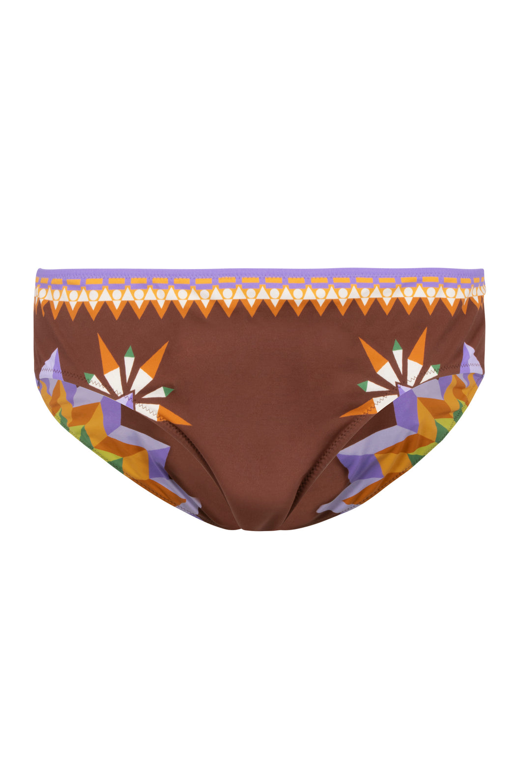 Sunset printed bikini hipster