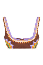 Load image into Gallery viewer, Sunset printed bikini top
