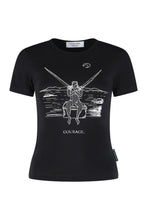 Load image into Gallery viewer, Cotton crew-neck T-shirt

