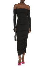 Load image into Gallery viewer, Draped jersey dress
