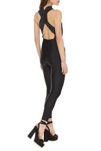 Load image into Gallery viewer, Rhinestone embellished jumpsuit
