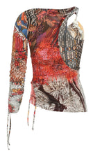 Load image into Gallery viewer, Printed asymmetric top
