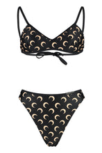 Load image into Gallery viewer, Moon print bikini
