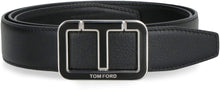 Load image into Gallery viewer, Calf leather belt with buckle
