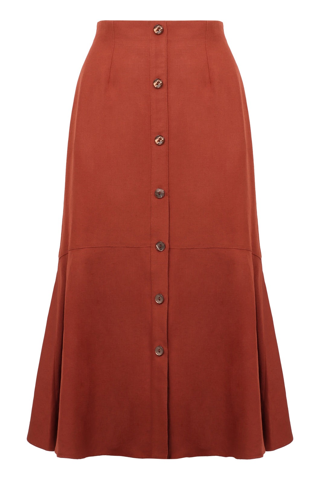 A-line midi skirt
