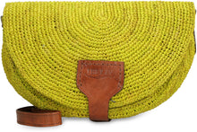 Load image into Gallery viewer, Tiako raffia crossbody bag
