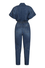 Load image into Gallery viewer, Long denim jumpsuit
