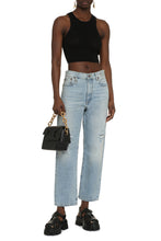 Load image into Gallery viewer, Crop top with jacquard logo
