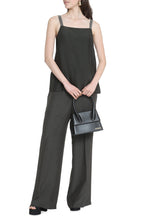Load image into Gallery viewer, Embellished silk-blend top
