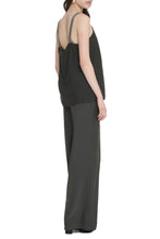 Load image into Gallery viewer, Embellished silk-blend top
