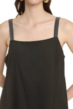 Load image into Gallery viewer, Embellished silk-blend top
