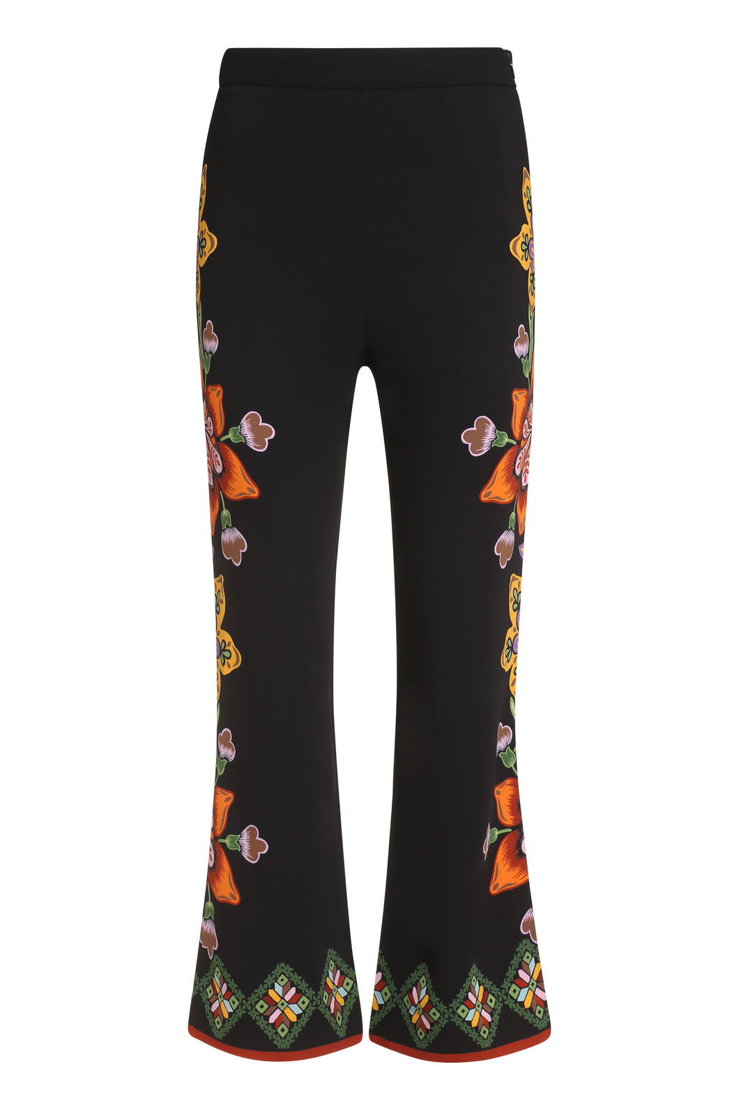Stretch viscose trousers