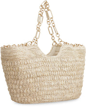 Load image into Gallery viewer, Naima raffia tote bag
