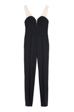 Load image into Gallery viewer, Long jumpsuit with sweetheart neckline
