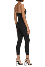 Load image into Gallery viewer, Long jumpsuit with sweetheart neckline
