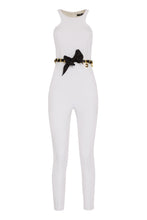 Load image into Gallery viewer, Belted crepe jumpsuit
