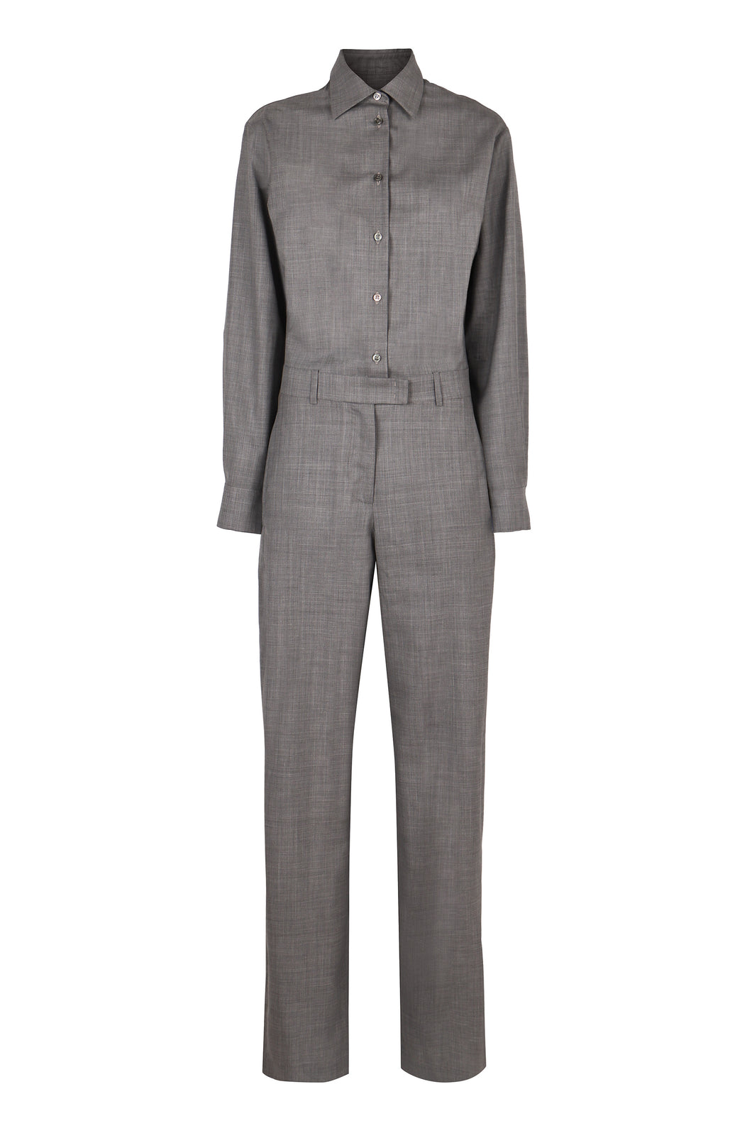 Long wool jumpsuit