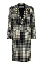 Load image into Gallery viewer, Houndstooth wool Coat
