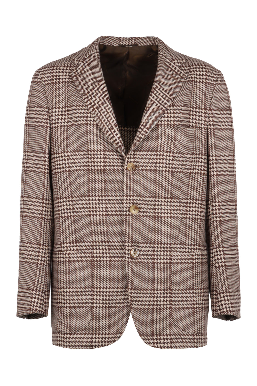 Houndstooth pattern blazer