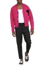 Load image into Gallery viewer, Merino wool cardigan with contrast buttons
