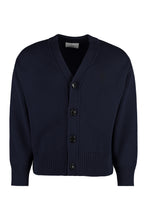 Load image into Gallery viewer, Logo detail cotton cardigan
