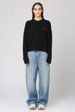 Load image into Gallery viewer, Cotton blend crew-neck sweater

