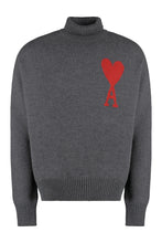 Load image into Gallery viewer, Virgin-wool turtleneck sweater
