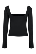 Load image into Gallery viewer, Long sleeve stretch cotton t-shirt
