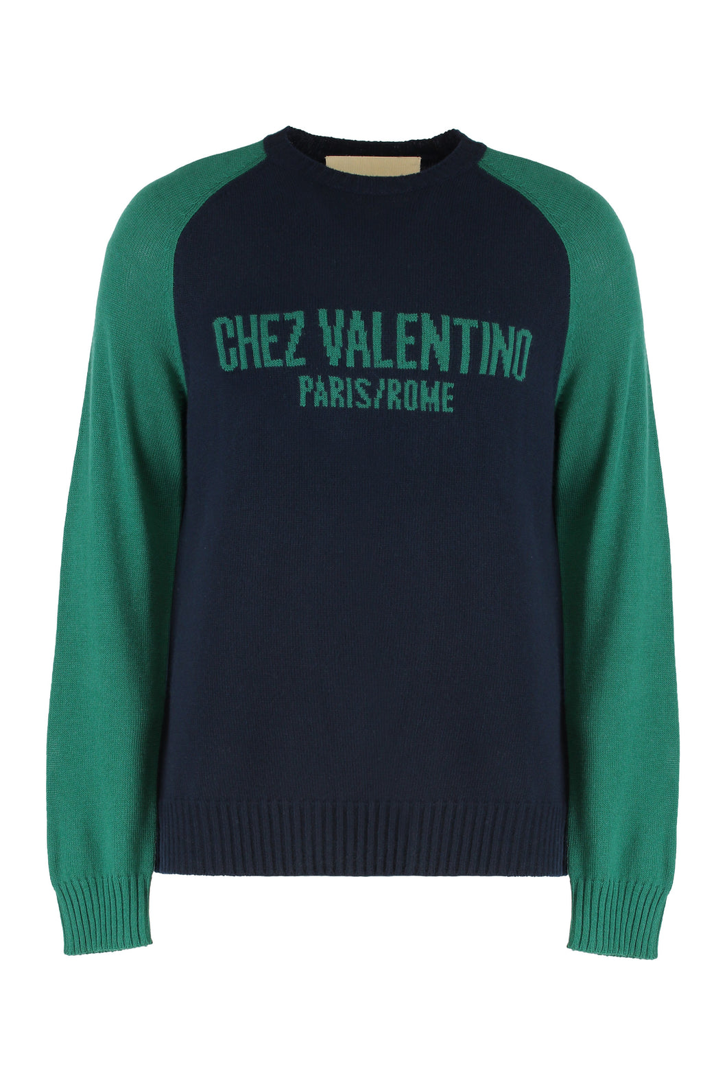 virgin wool crew-neck sweater