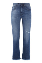 Load image into Gallery viewer, High-rise straight cropped jeans

