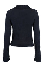 Load image into Gallery viewer, High collar zipped cardigan
