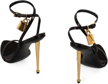 Load image into Gallery viewer, Heeled leather sandals
