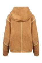 Load image into Gallery viewer, Sheepskin jacket with hood
