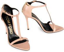 Load image into Gallery viewer, Heeled leather sandals

