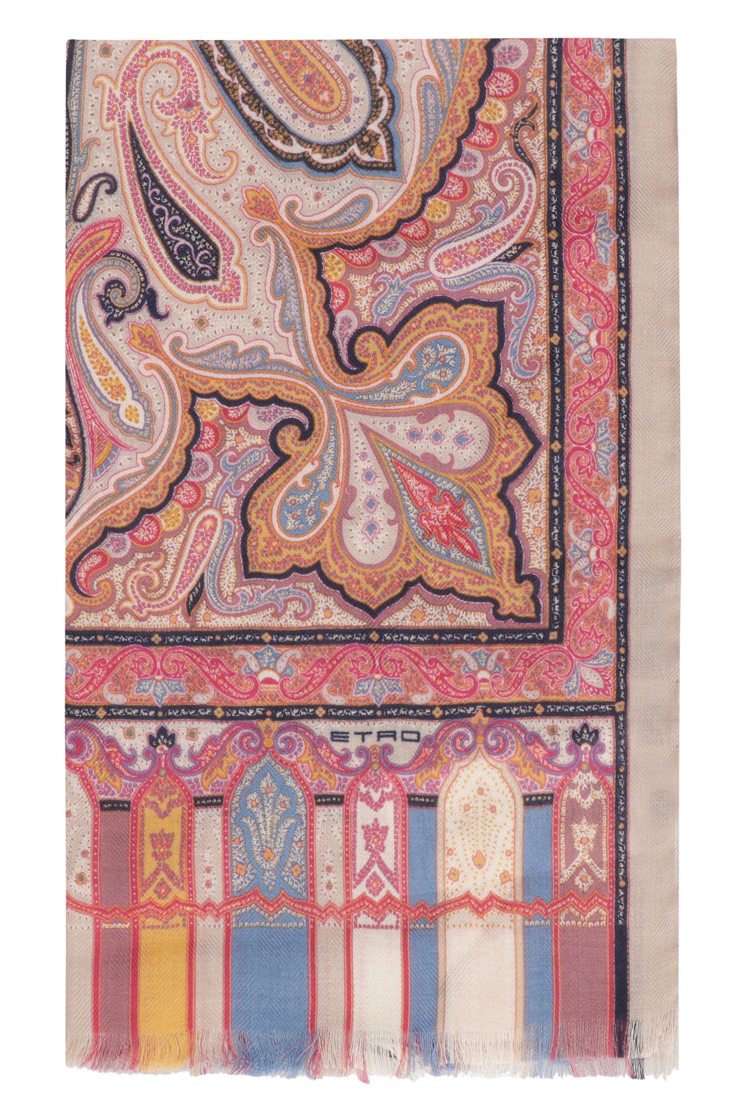 Cashmere and silk blend scarf