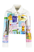 Load image into Gallery viewer, Printed denim jacket
