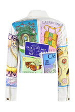 Load image into Gallery viewer, Printed denim jacket
