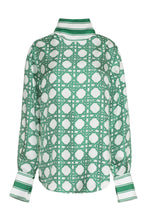 Load image into Gallery viewer, Printed silk blouse
