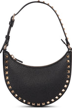 Load image into Gallery viewer, Rockstud mini leather hobo bag
