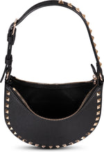 Load image into Gallery viewer, Rockstud mini leather hobo bag
