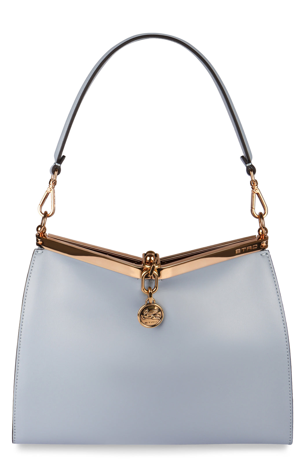 Vela Media leather shoulder bag
