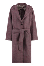 Load image into Gallery viewer, Wool long coat
