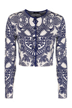 Load image into Gallery viewer, Jacquard knit cardigan
