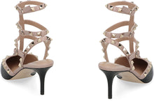 Load image into Gallery viewer, Rockstud Patent leather slingback pumps
